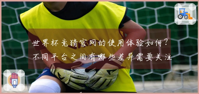 世界杯竞猜官网的使用体验如何？不同平台之间有哪些差异需要关注？
